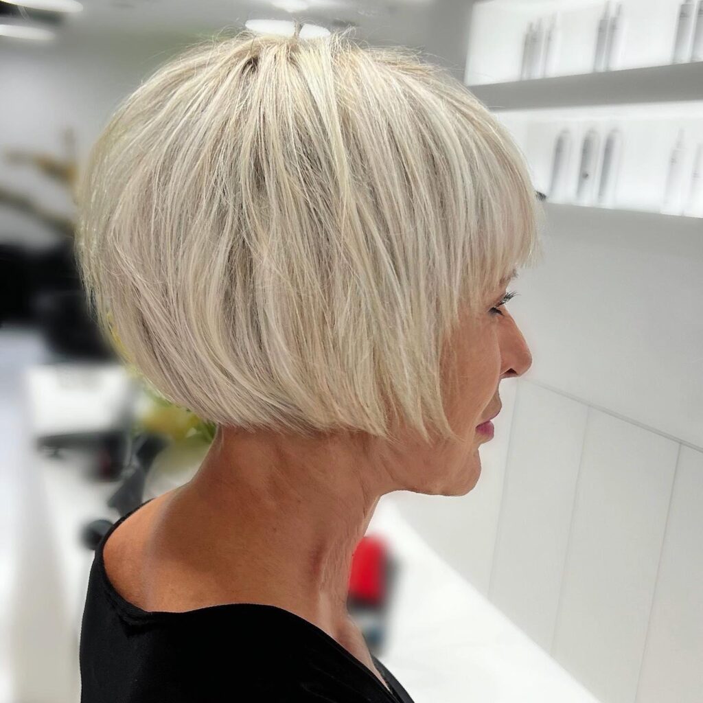 Short Bob with Blunt Bangs