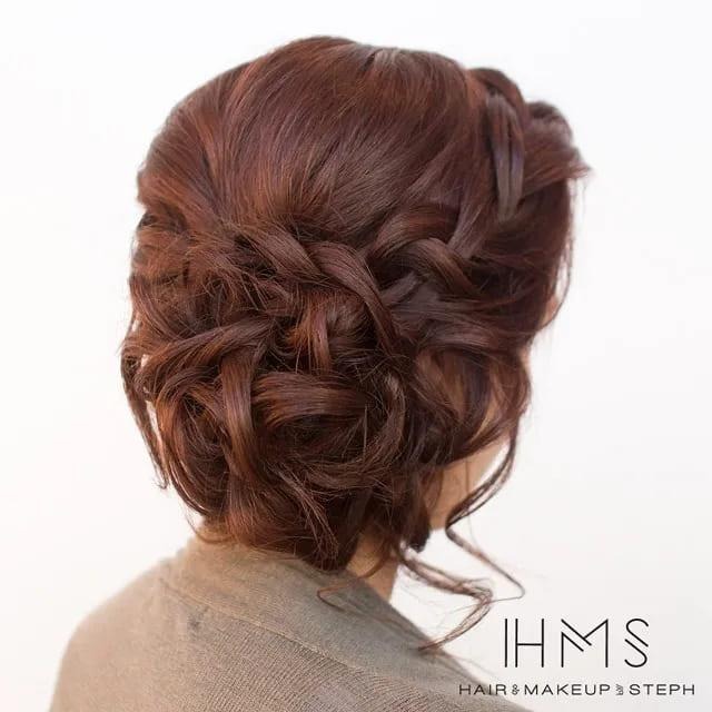 Braided Side Updo