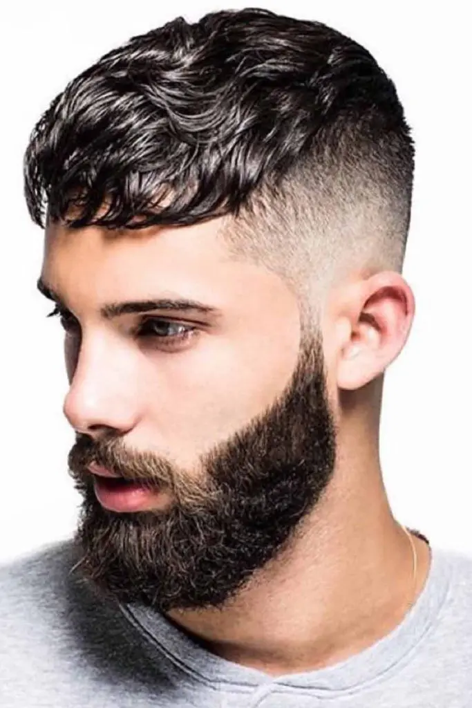 Textured Crop Semi Short With Tapered Sides