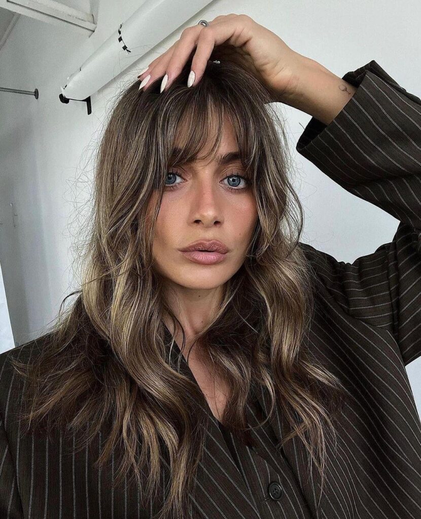 Long Bangs Hairstyle