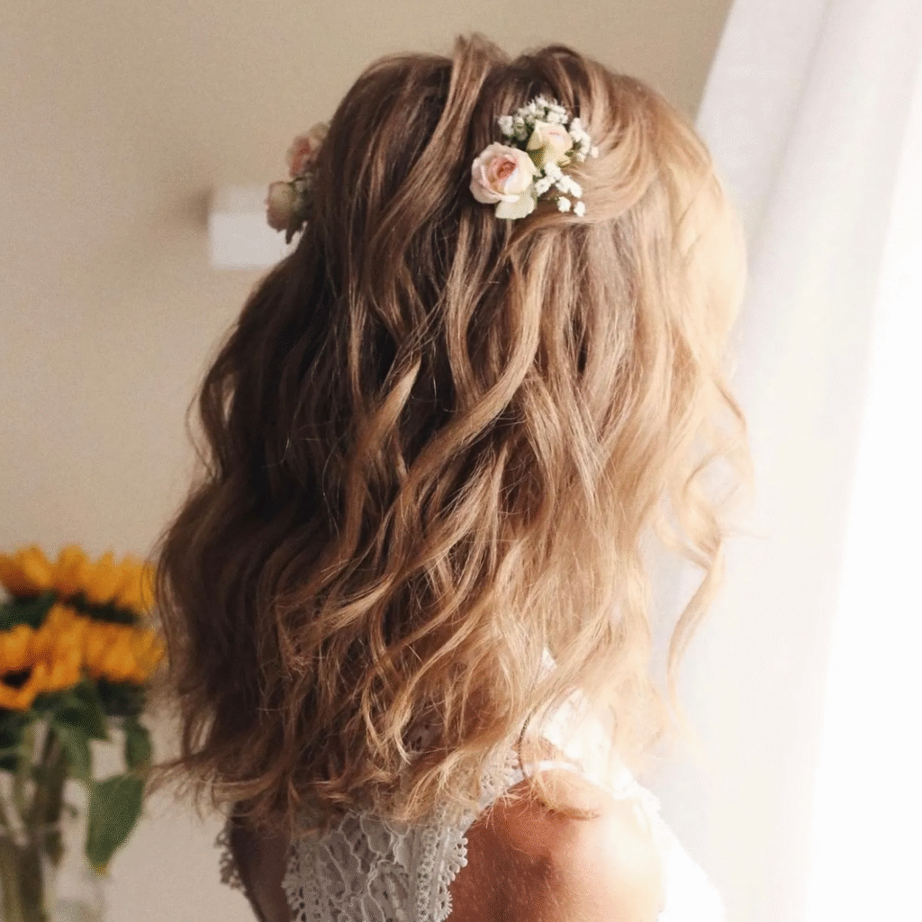 Side Flower Pins