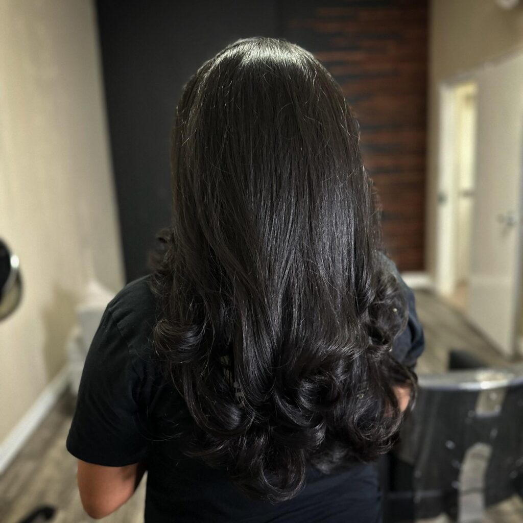 Sleek and Shiny Black Layers