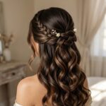 10 New Half-Up, Half-Down Wedding Hairstyles