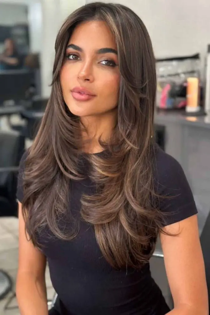 Butterfly Cut With Balayage