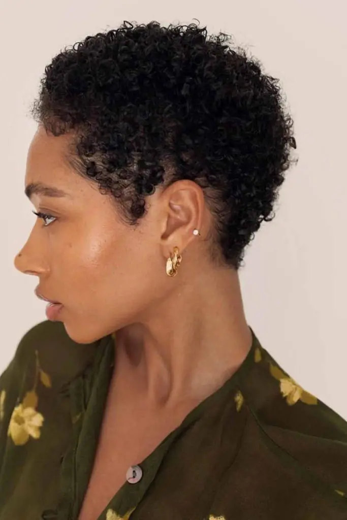 Coiled Pixie Cut