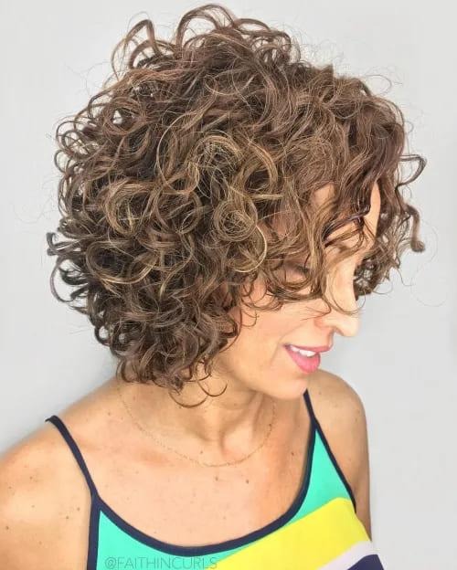 Bob Hairstyle for Curly Hair