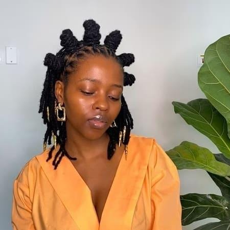 Bantu Knots with Locs