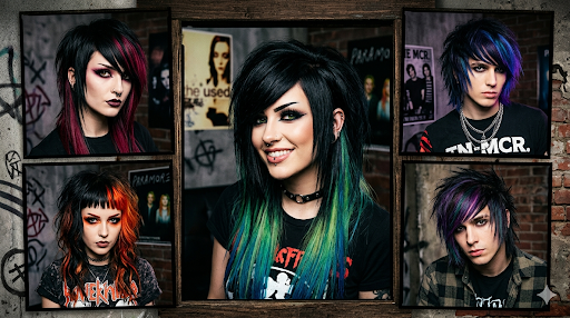 Emo Scene Hairstyles for a Throwback