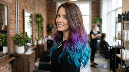 Fancy Dip-Dye Hair Color Ideas
