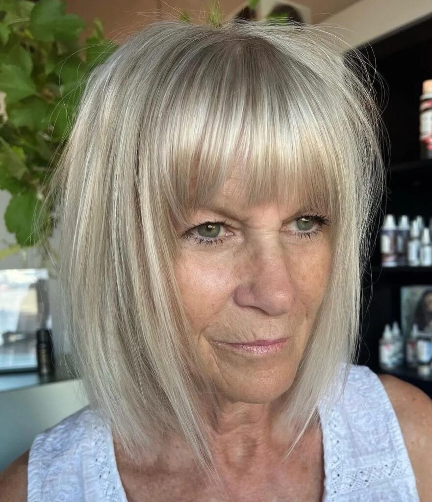 Bob with Blunt Bangs