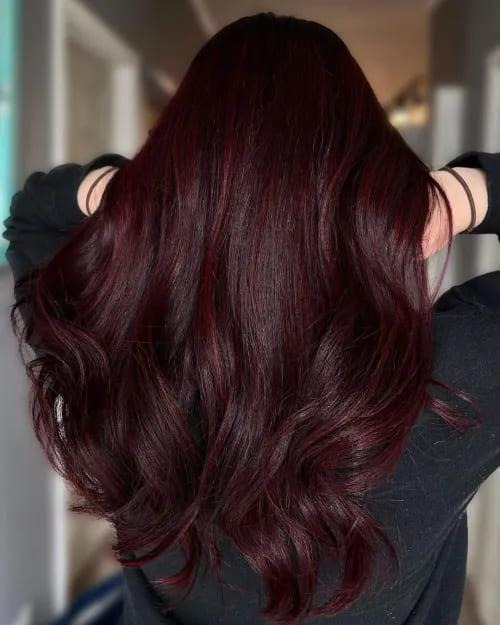 Deep Merlot Red Hair