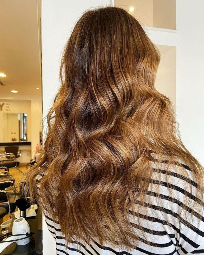Long Wavy Chestnut Tone Balayag