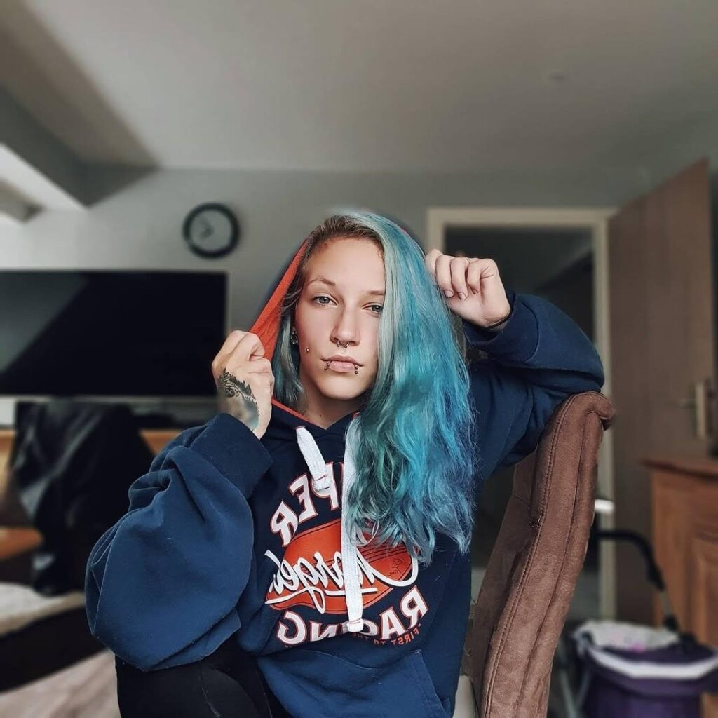 Galaxy Hair With Scene Hairstyle