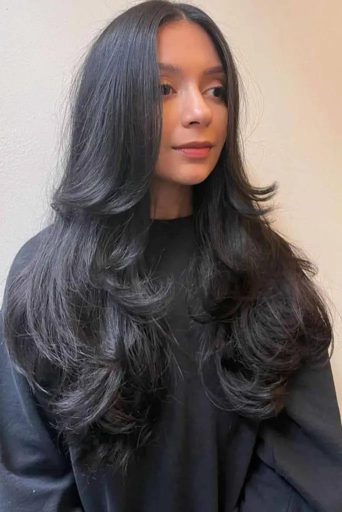 Sleek and Shiny Black Layers