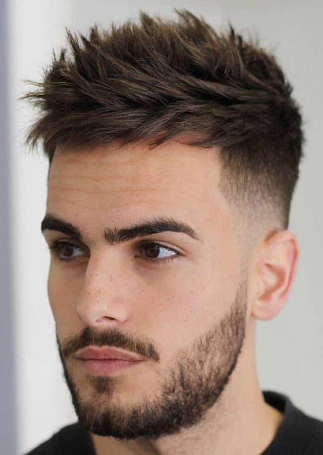 Textured boyish cut