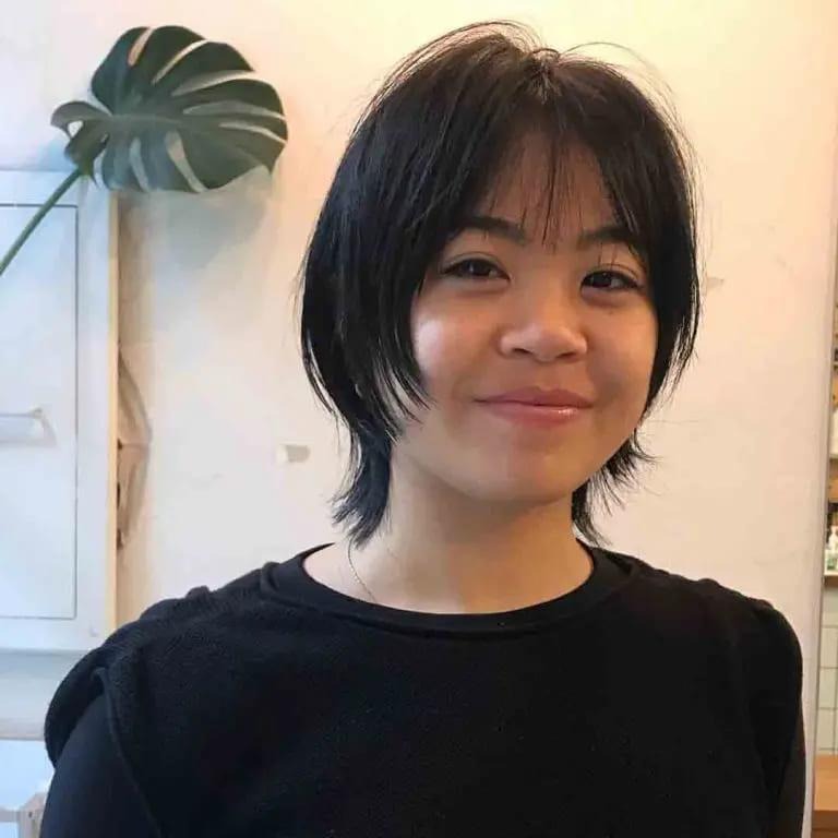 Short Korean Style Wolf Cut