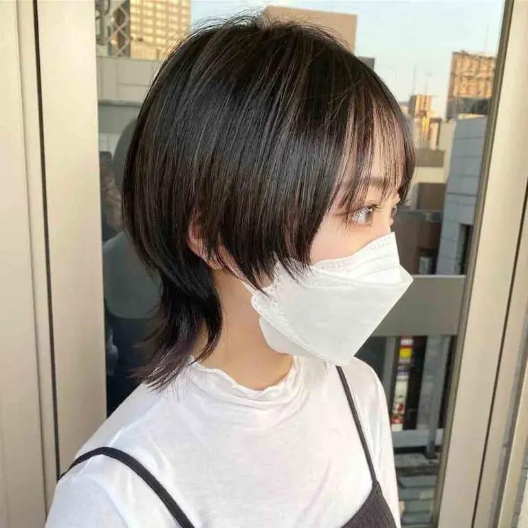 Emo Style Short Mash Wolf Cut