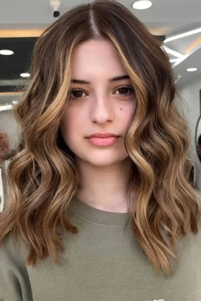 Blonde Balayage on Brown Hair