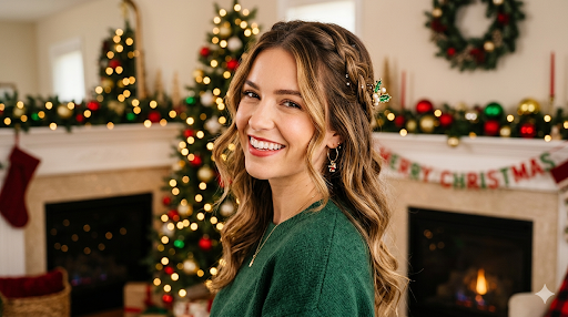 Easy Hairstyles for a Festive Christmas Look