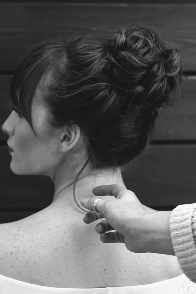 Bohemian High Twisted Bun