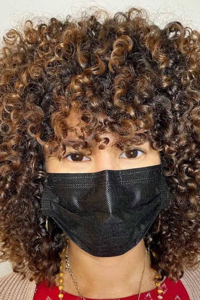 Cinnamon Spice Curly Crown