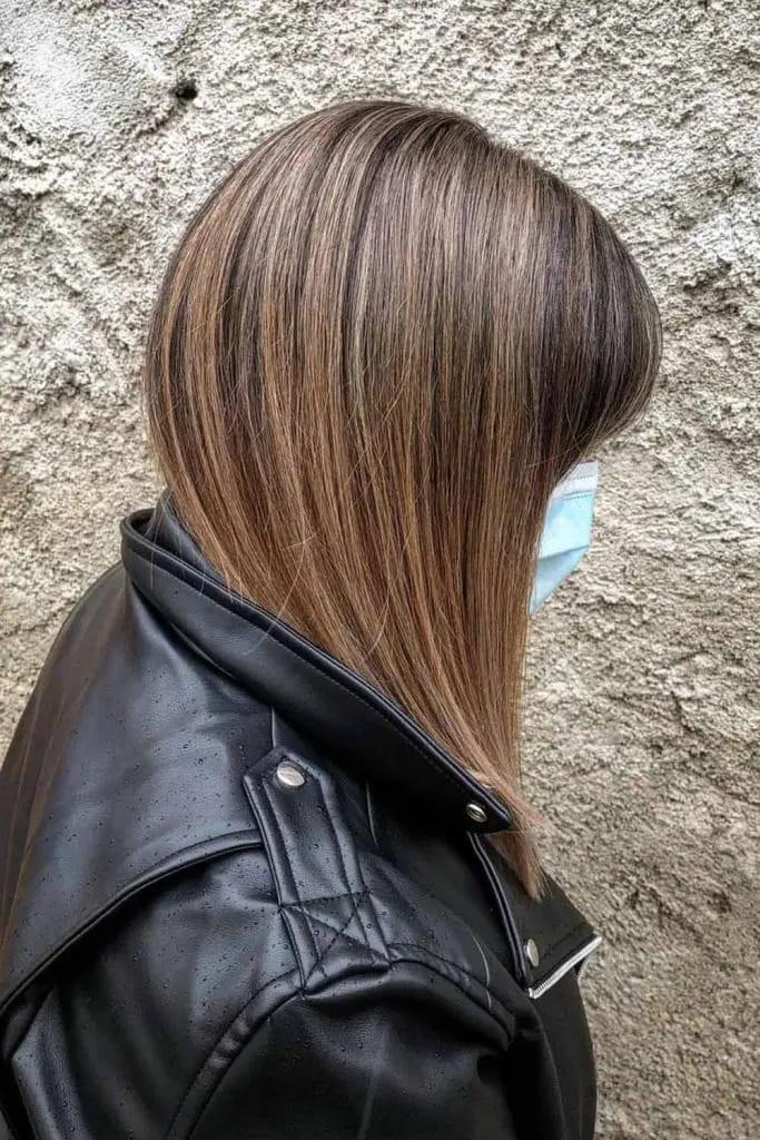 Honey-Touched A-Line Bob
