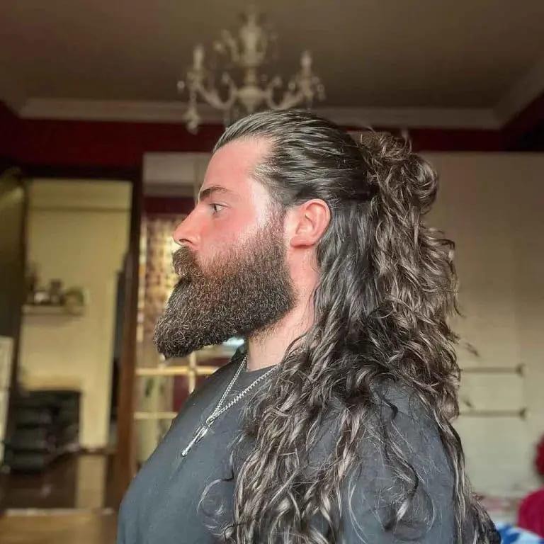  Effortless Half Bun With Wavy Ends and Half Bun on Long Hair