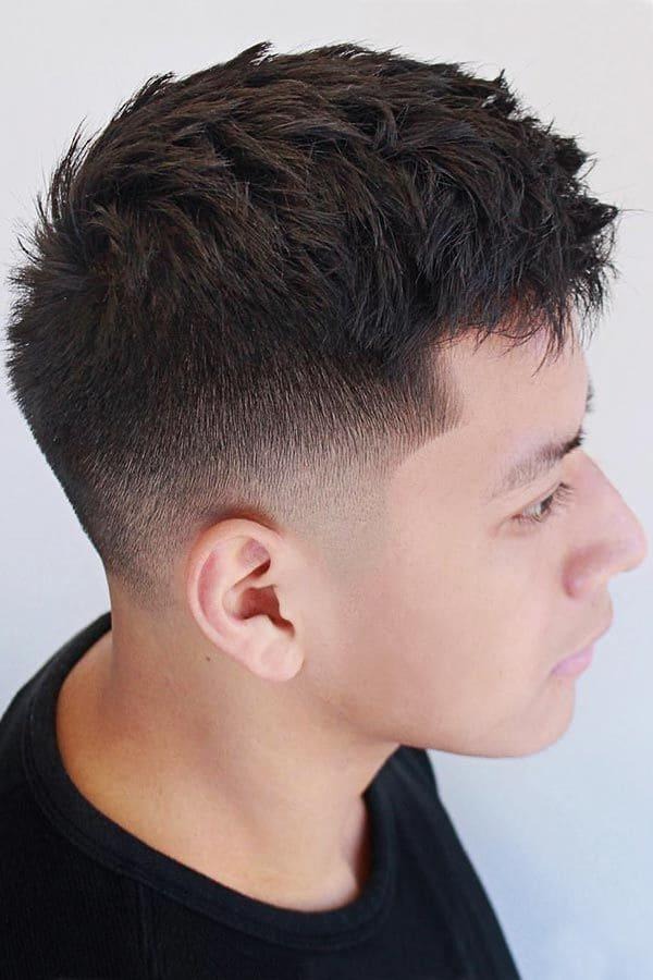 Textured crew cut