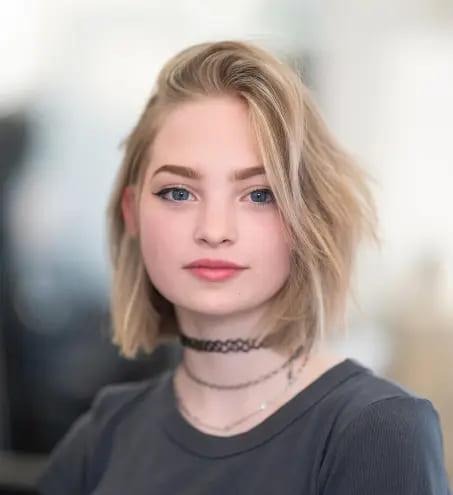 Blunt Bob For Round Face Shape