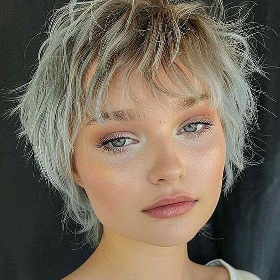 Platinum Pixie Haircut