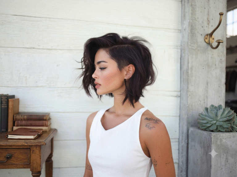 Edgy Side-Shaved Hairstyles