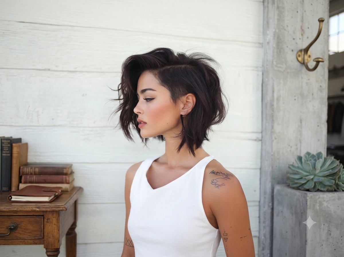Edgy Side-Shaved Hairstyles
