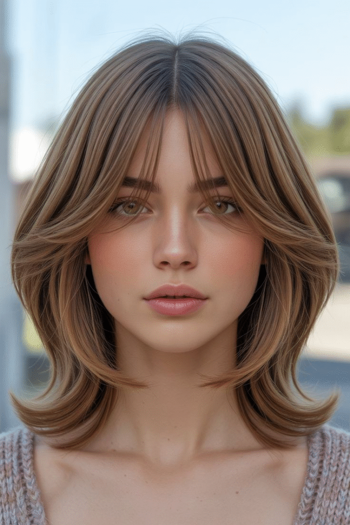 Wispy Bob with Face-Framing Bangs