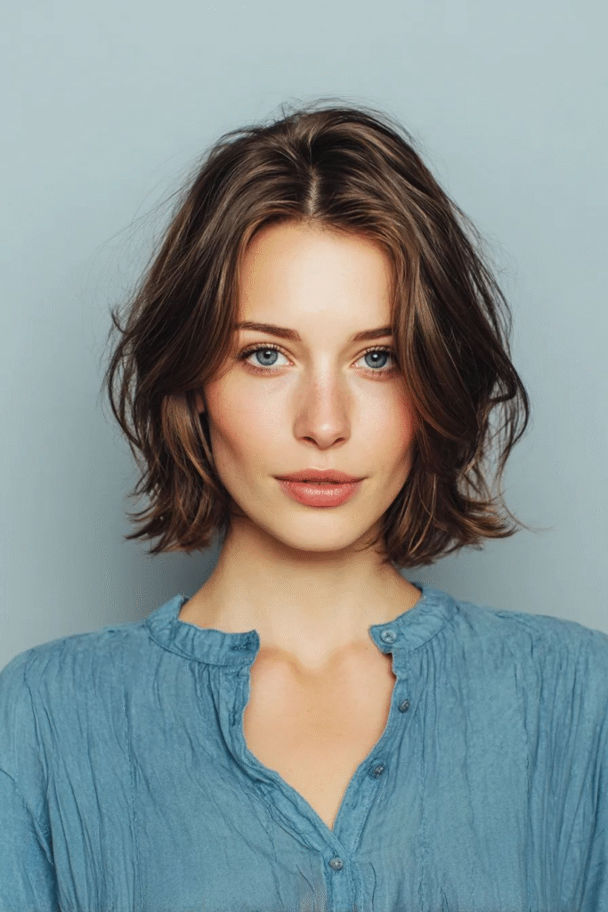 Soft Wavy Bob with Face-Framing Layers