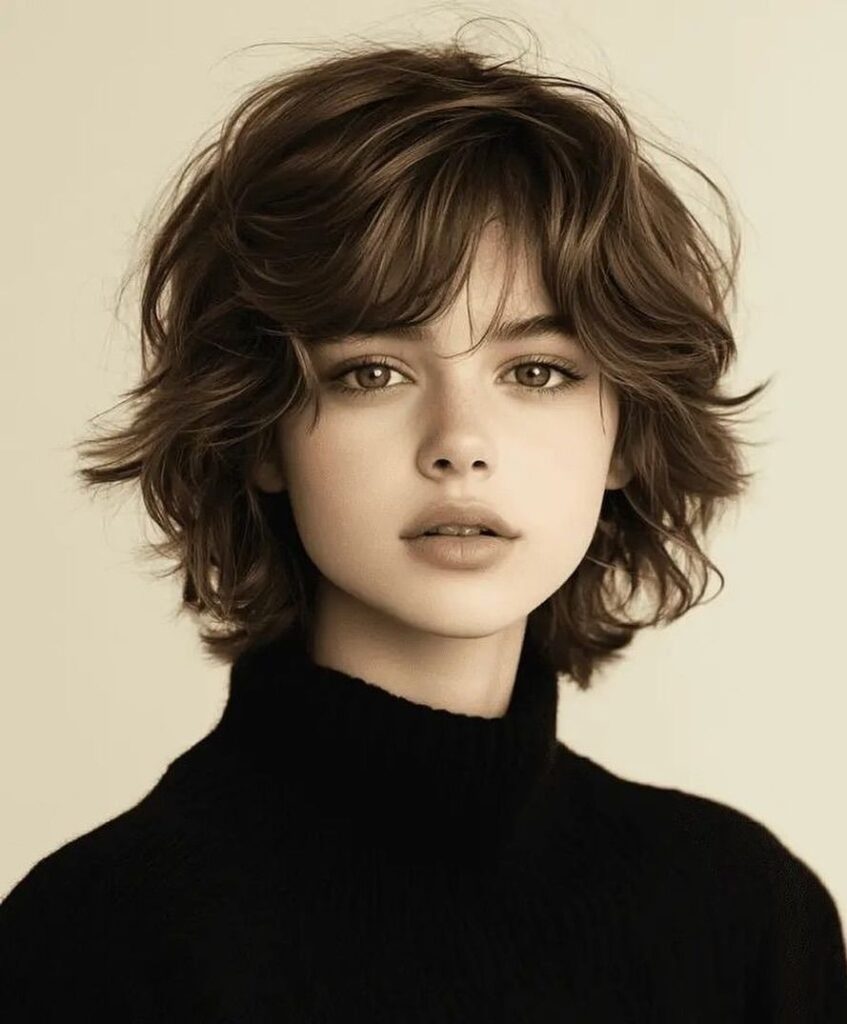 Layered Pixie with Bangs