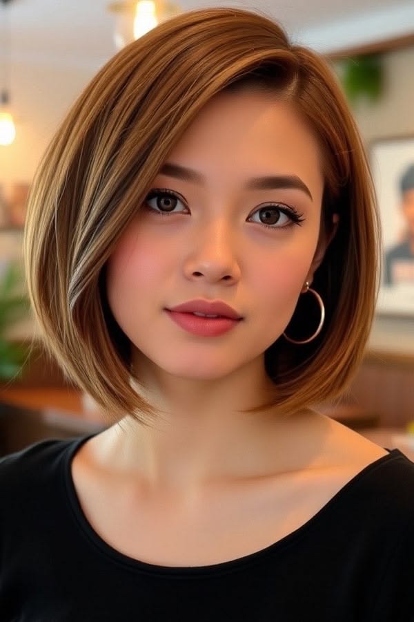 Side Parted Bob
