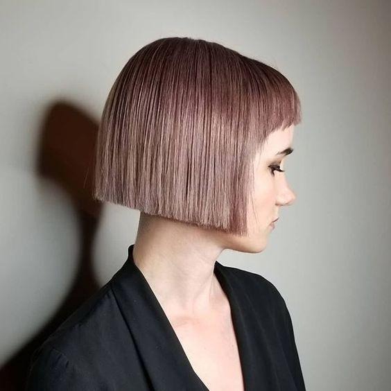 Bob with Blunt Bangs