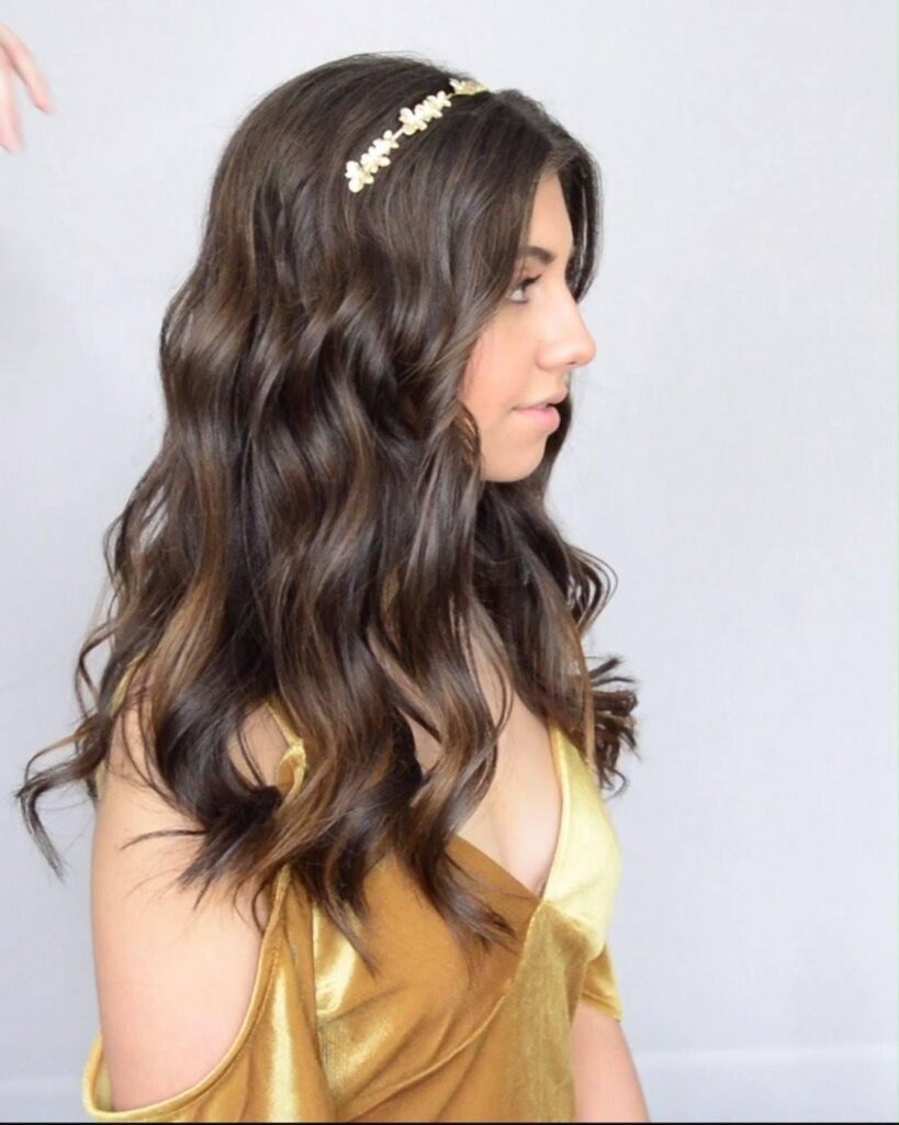 Headband with Loose Waves