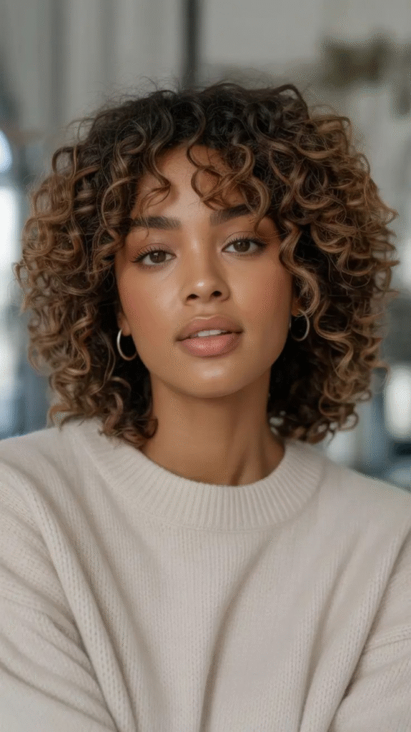 Short Layered Curls