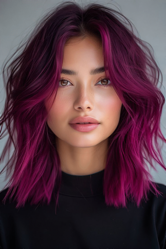  Vibrant Magenta Front Streaks