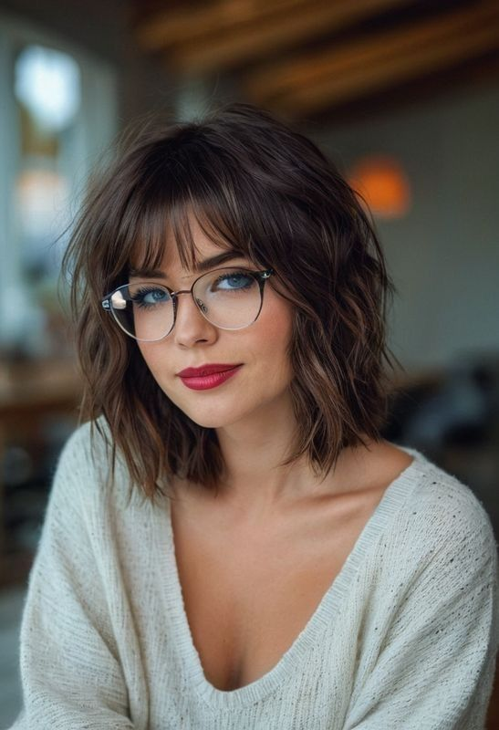  The Chopped Messy Flippy Bob