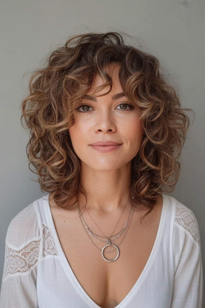 The Curly Shag with Flipped Layers