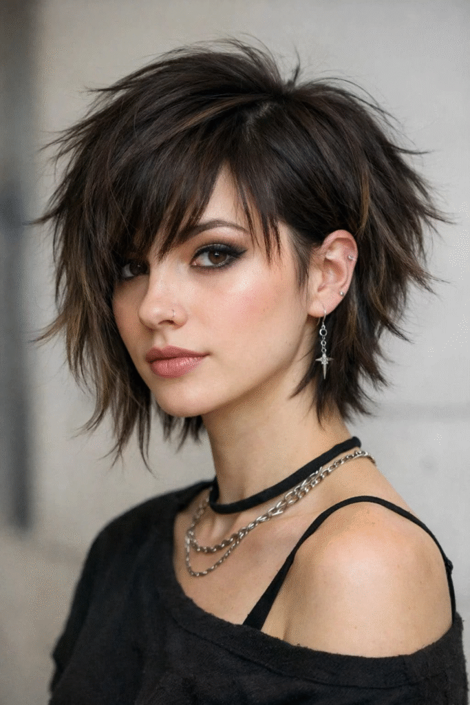  The Edgy Undercut Pixie with Flipped Top