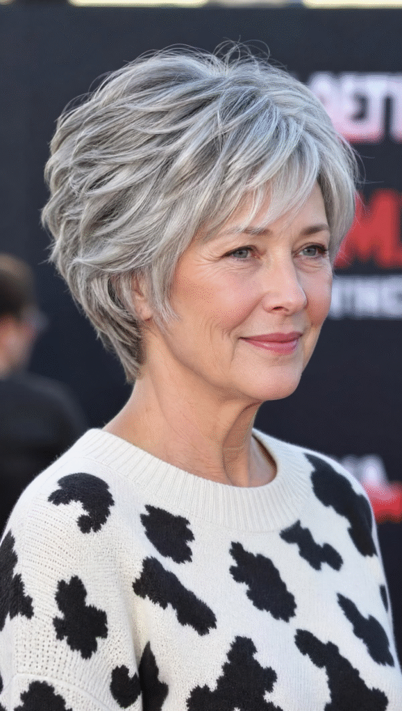 Layered Silver Pixie