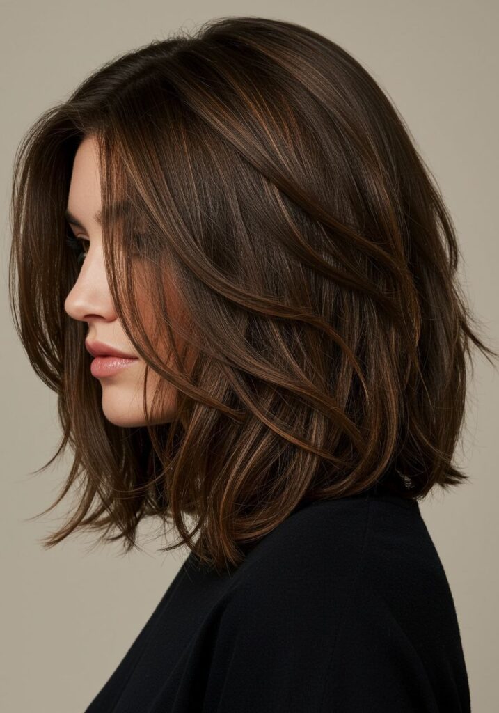Textured Lob in Espresso Brown