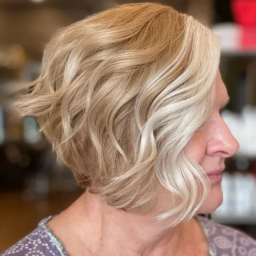 Stacked Bob with Voluminous Back
