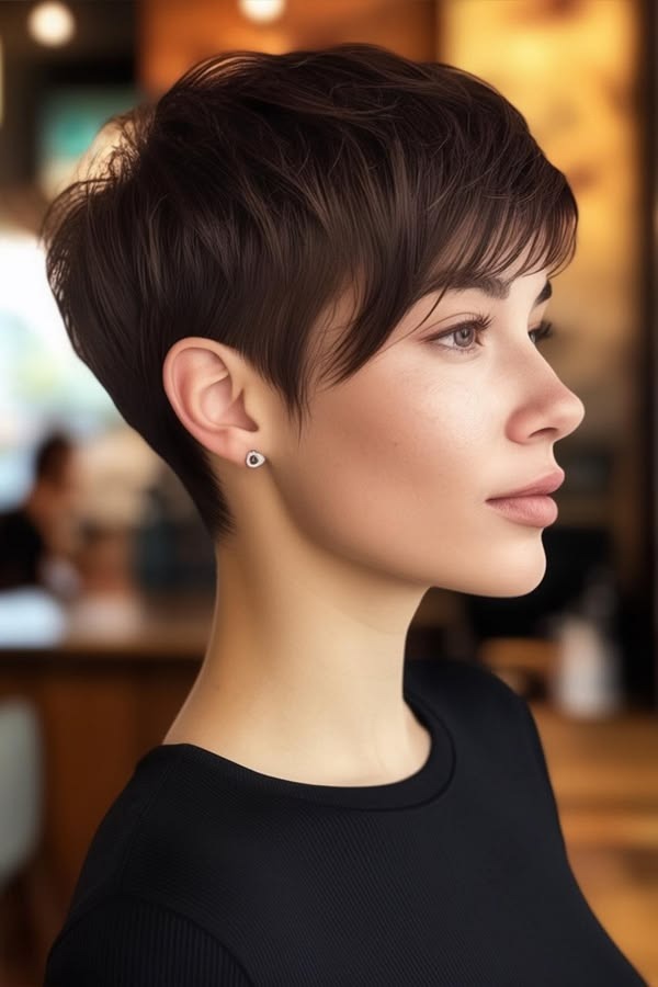 Sleek Tapered Pixie