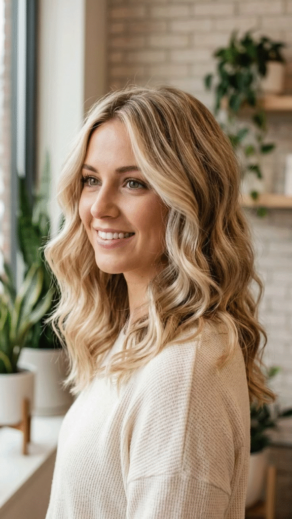 Soft Blonde Waves