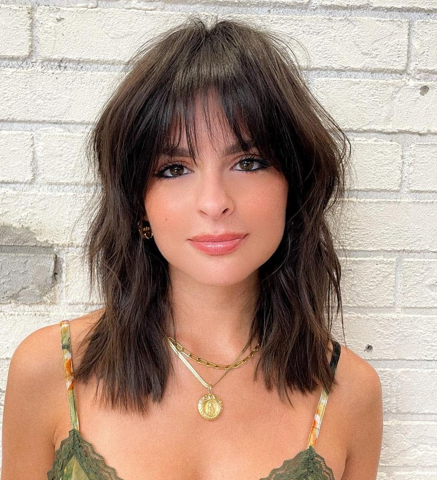Textured Bob with Wispy Bangs
