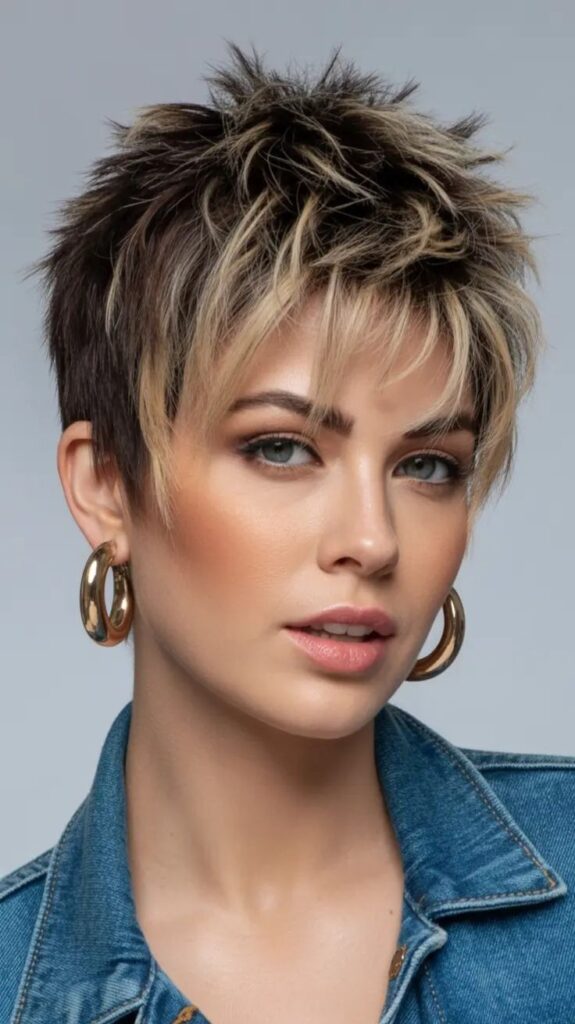 Spiky Pixie with Layers